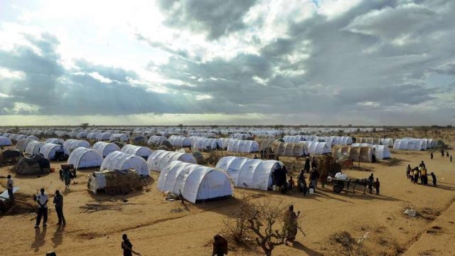 La vida en un camp de refugiats