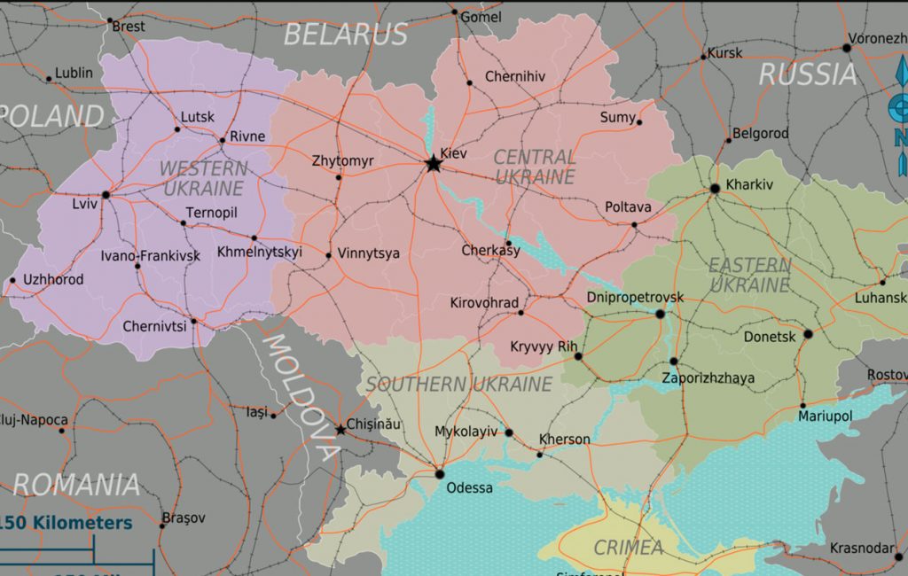 Mapa Ucraïna