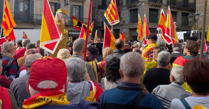 Manifestació en contra de la Llei d'amnistia celebrada el diumenge 18 a Barcelona (M.D.) ​