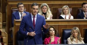 El president del Govern, Pedro Sánchez, intervé en una sessió de control al Congrés dels Diputats (La Moncloa)