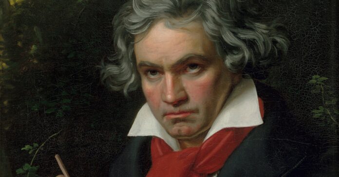 Retrat del compositor Ludwig van Beethoven realitzat per Joseph Karl Stieler (Wikicommons)