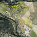 El plànol mostra el lloc on s'ha trobat el circ romà (Diputación foral de Álava)