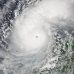 L'ull de l'huracà Milton vist des de satèl·lit (VIIRS imagery from the NOAA-21 Satellite)