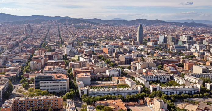 Vista aèria de Barcelona/Wikimedia Commons