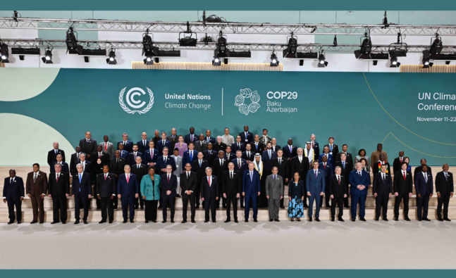 Dirigents mundials a la COP29. (Consell de la Unió Europea)