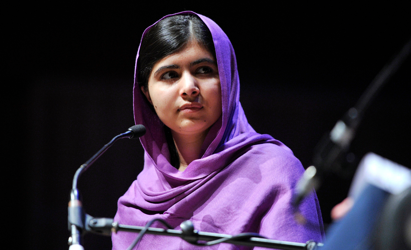 L'activista Malala Yousafzai en una conferència el 2014. (Wikimedia Commons)