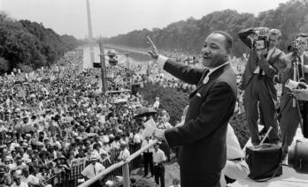 Martin Luther King Jr. durant el seu famós discurs “I have a dream”. (Wikimedia Commons)