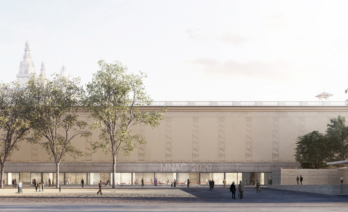 Exterior del Palau Victòria Eugènia, entrada al Nou MNAC/MNAC