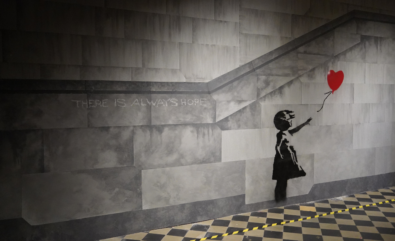 Girl with Balloon (Nena amb globus) és una de les obres més icòniques de Banksy/Miguel Discart/Wikimedia Commons