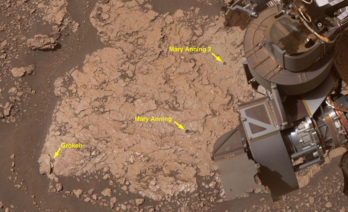 El robot Curiosity de la NASA va perforar una roca de Mart en tres punts, en moments diferents, i hi va trobar una gran varietat de molècules orgàniques/NASA