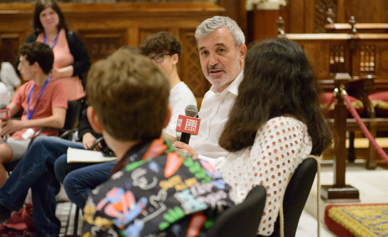 Entrevista a l'alcalde de Barcelona Jaume Collboni el curs 23-24
