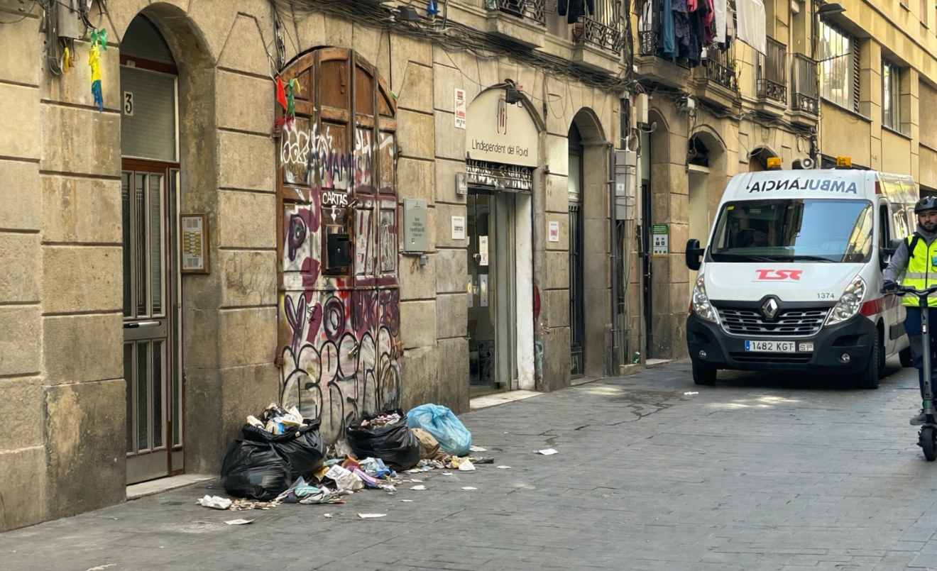 La brutícia dels carrers del Raval (Elaboració pròpia)
